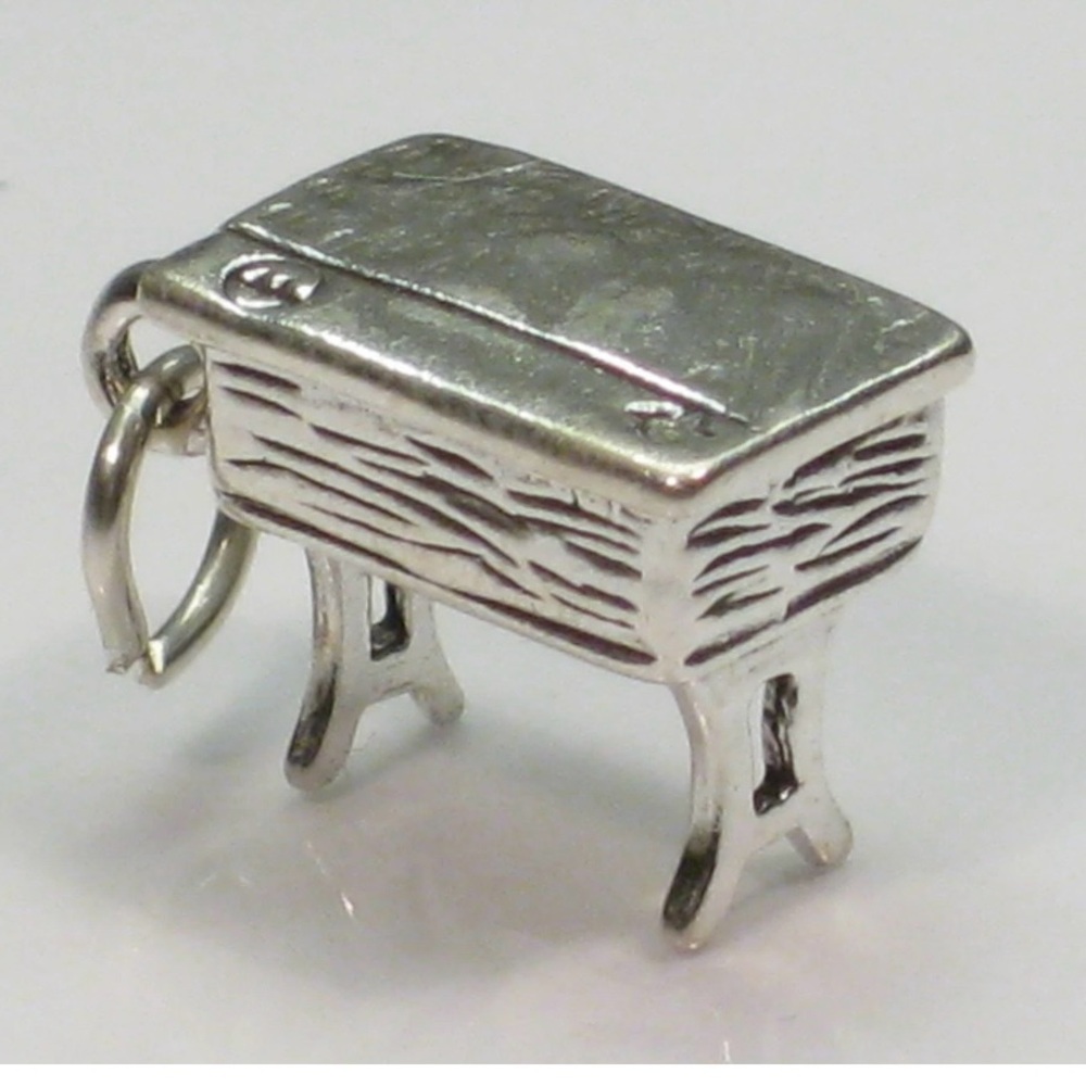 Sterling Silver Vintage Desk Charm - Picture 2 of 8